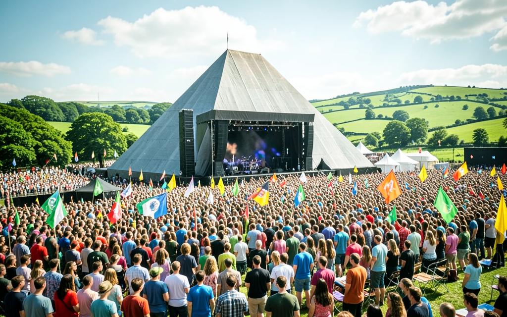 Glastonbury Festival in Pilton